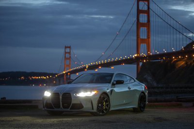 Twilight under the Golden Gate Bridge
